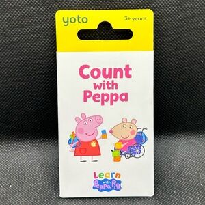Yoto Learn with Peppa Pig: Count with Peppa" audio card